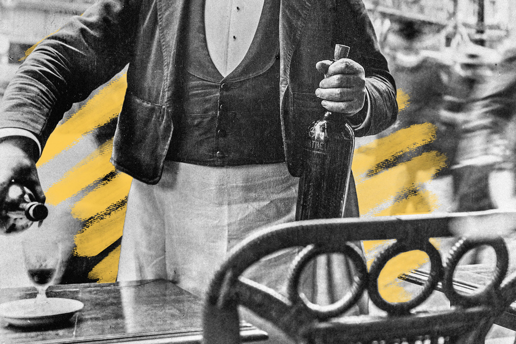 Paris waiter circa 1900