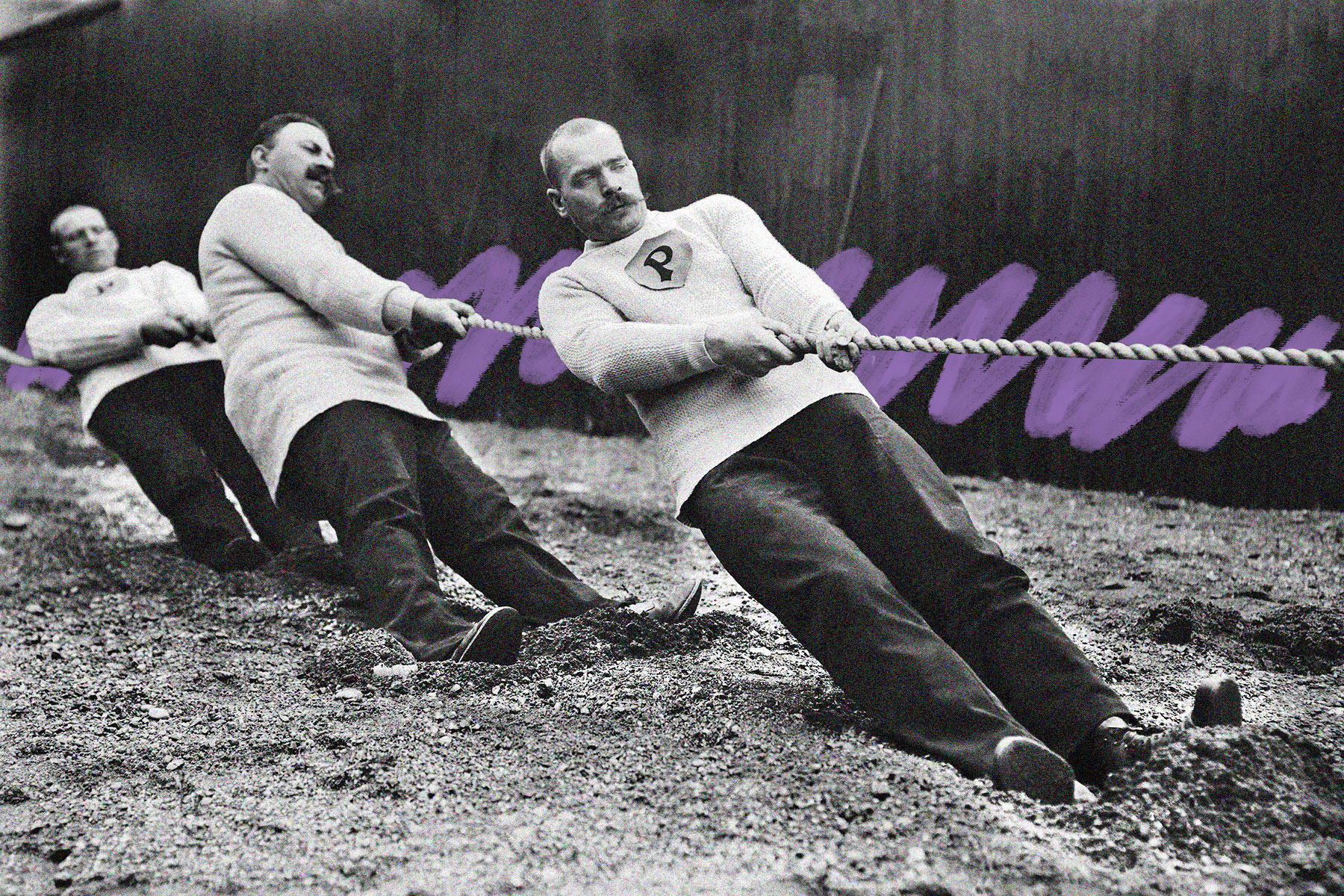 Sweden's tug-of-war team