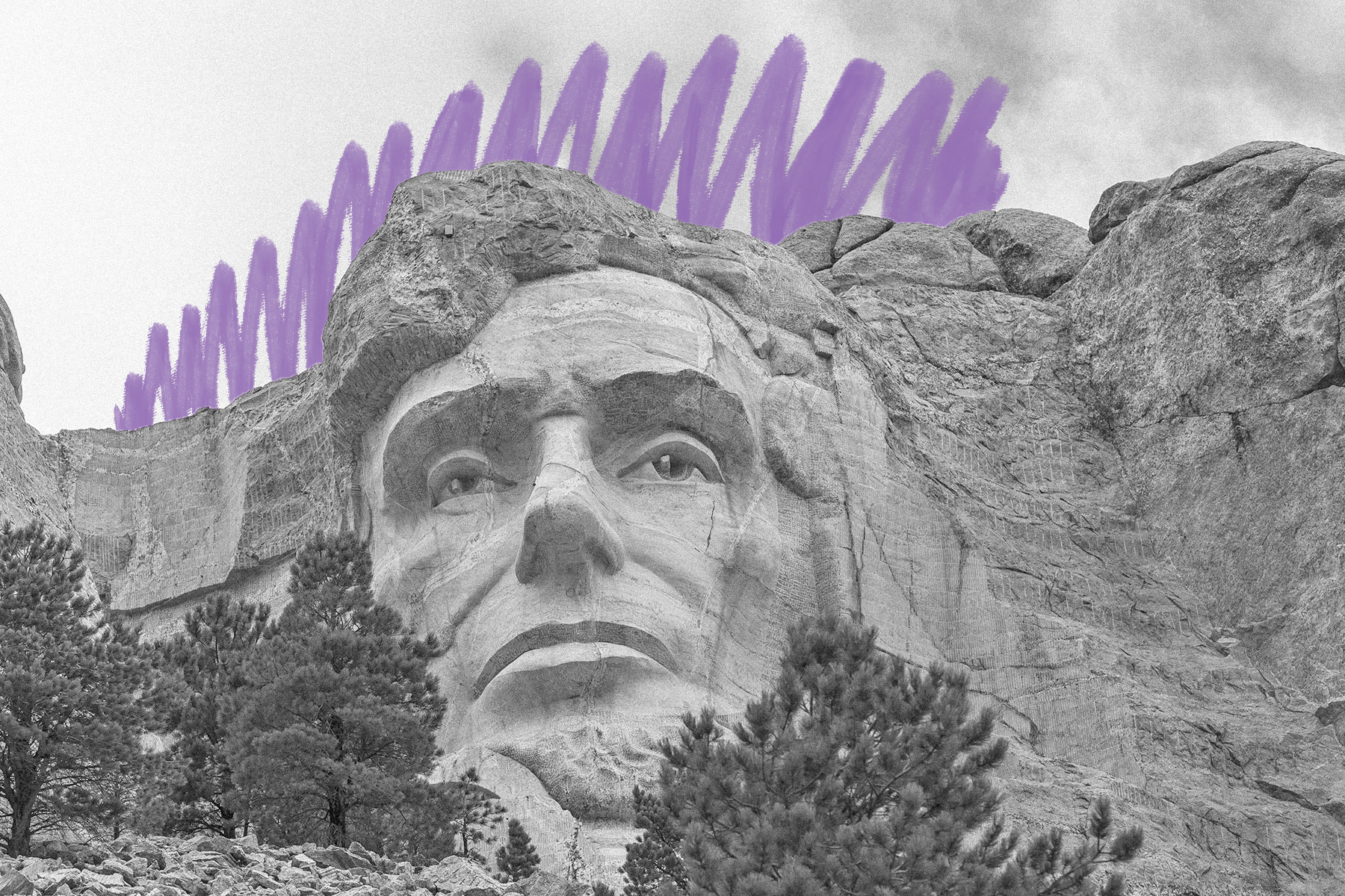 Lincoln on Mount Rushmore