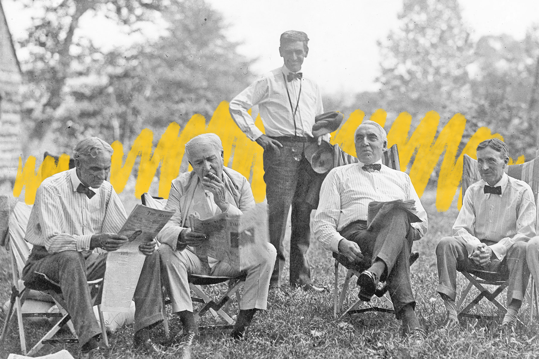 Vagabonds summer camping, 1921