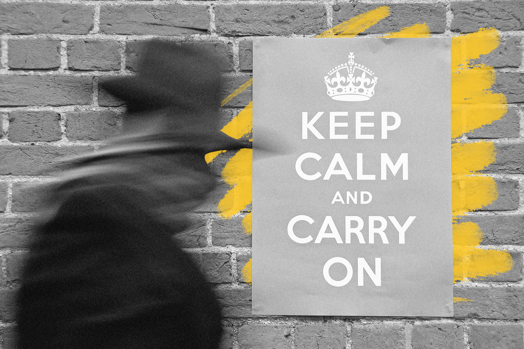WWII "Keep Calm and Carry On" poster