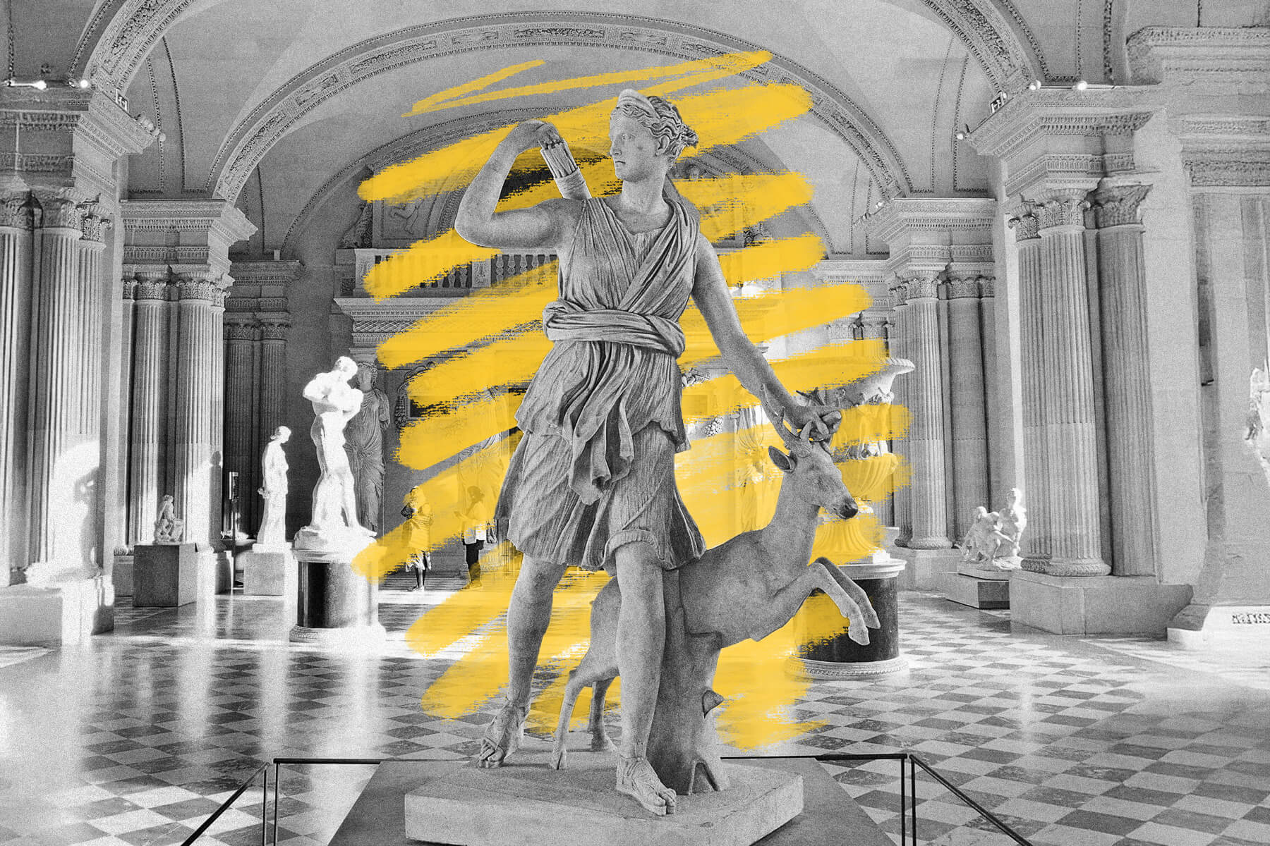 Statue of Artemis at the Louvre