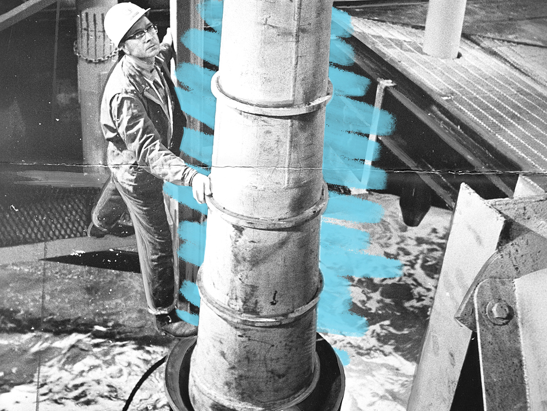 Project Mohole drilling operation, 1961