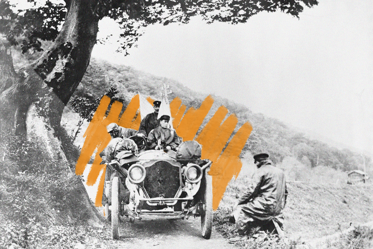 Thomas Flyer in Manchuria, 1908