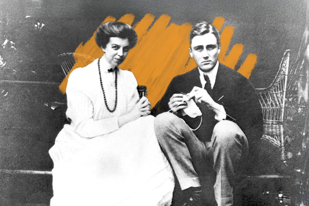 Eleanor and Franklin Roosevelt, 1905