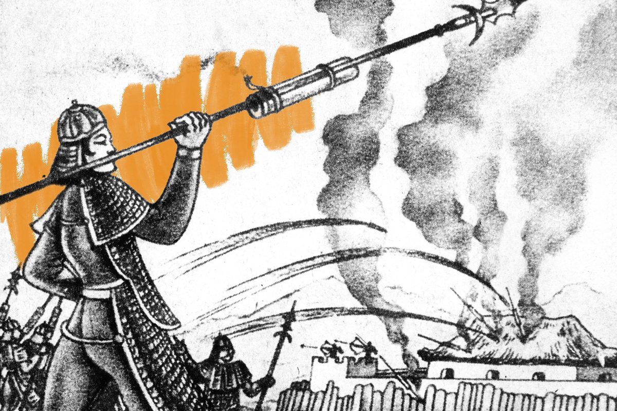 Incendiary arrows in China