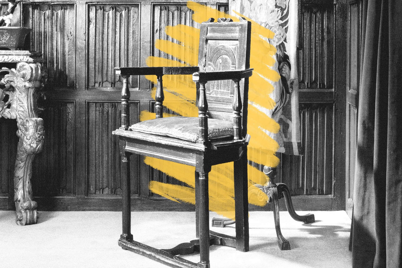 Shakespeare's wooden armchair