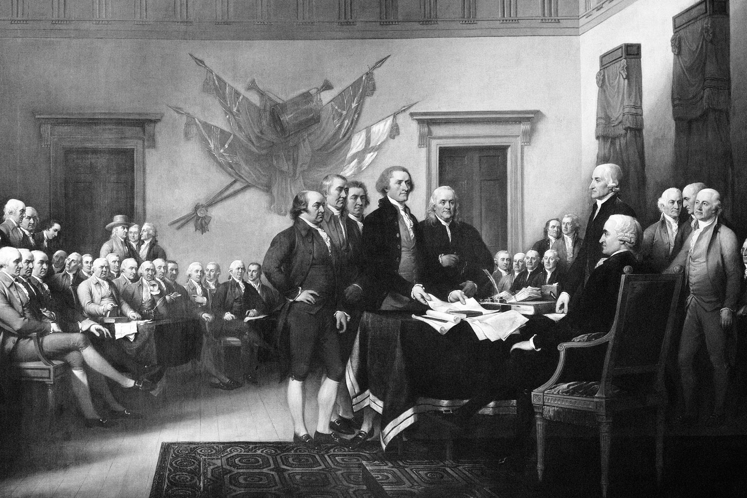 Signing the Declaration of Independence