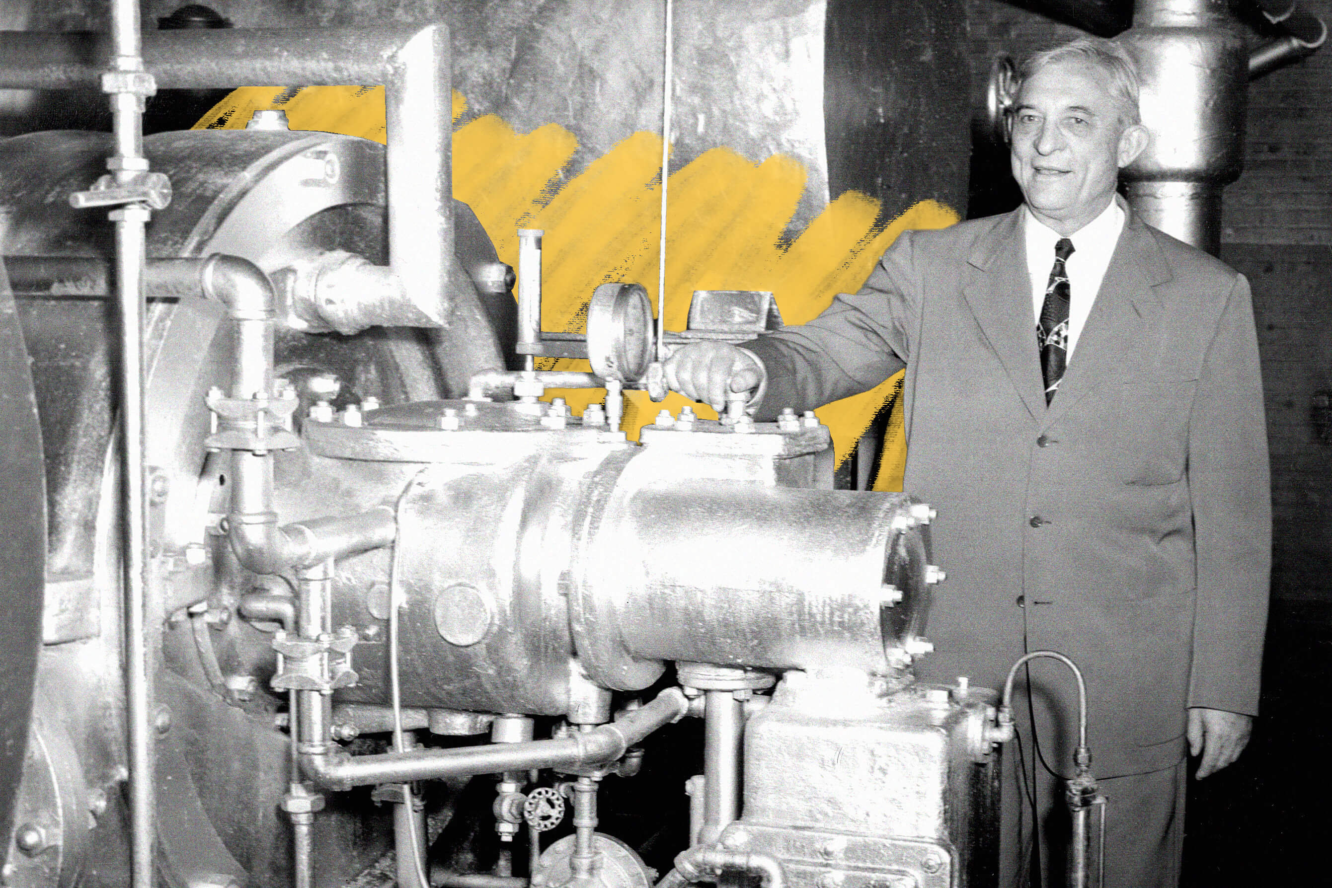 Willis Carrier with air conditioner he invented