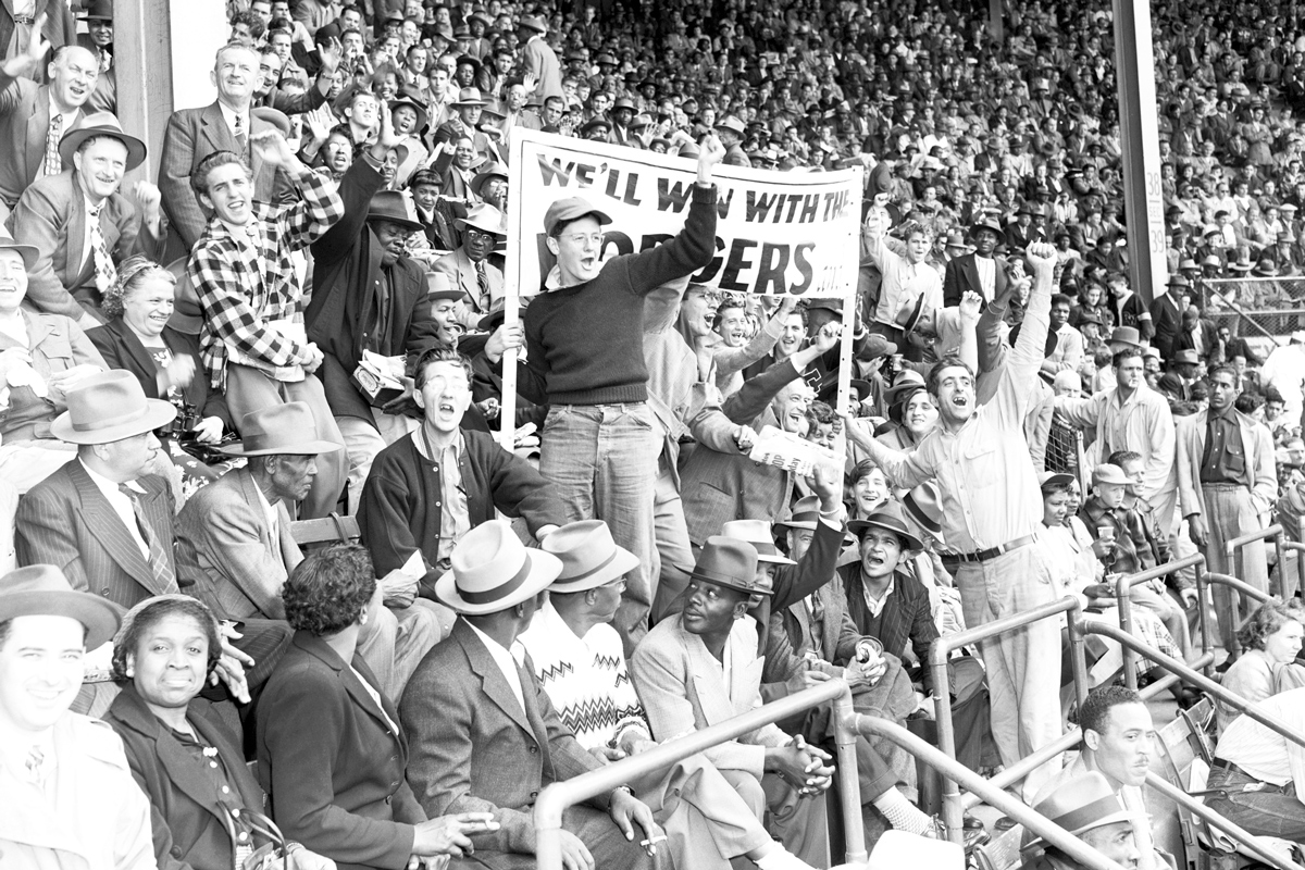 Brooklyn Dodgers fans, 1949