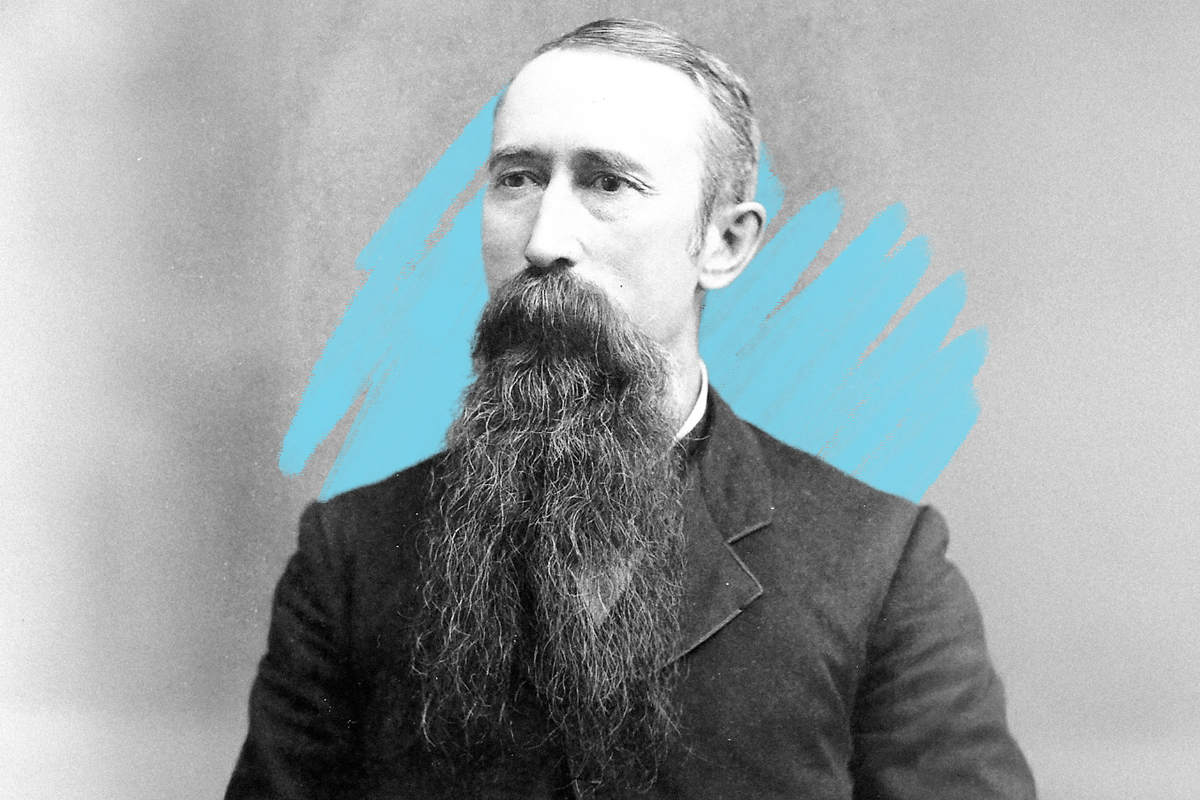 Bearded man, late 19th century