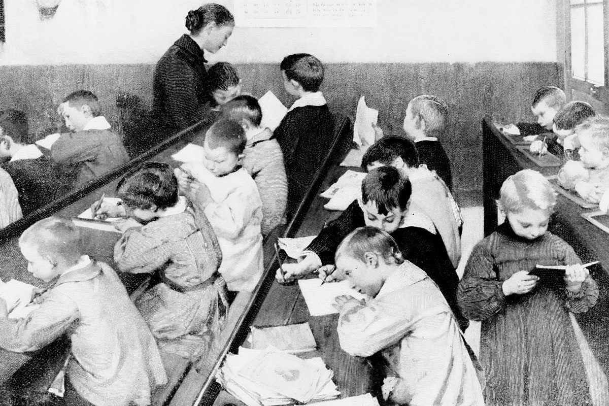 Elementary classroom, 1896