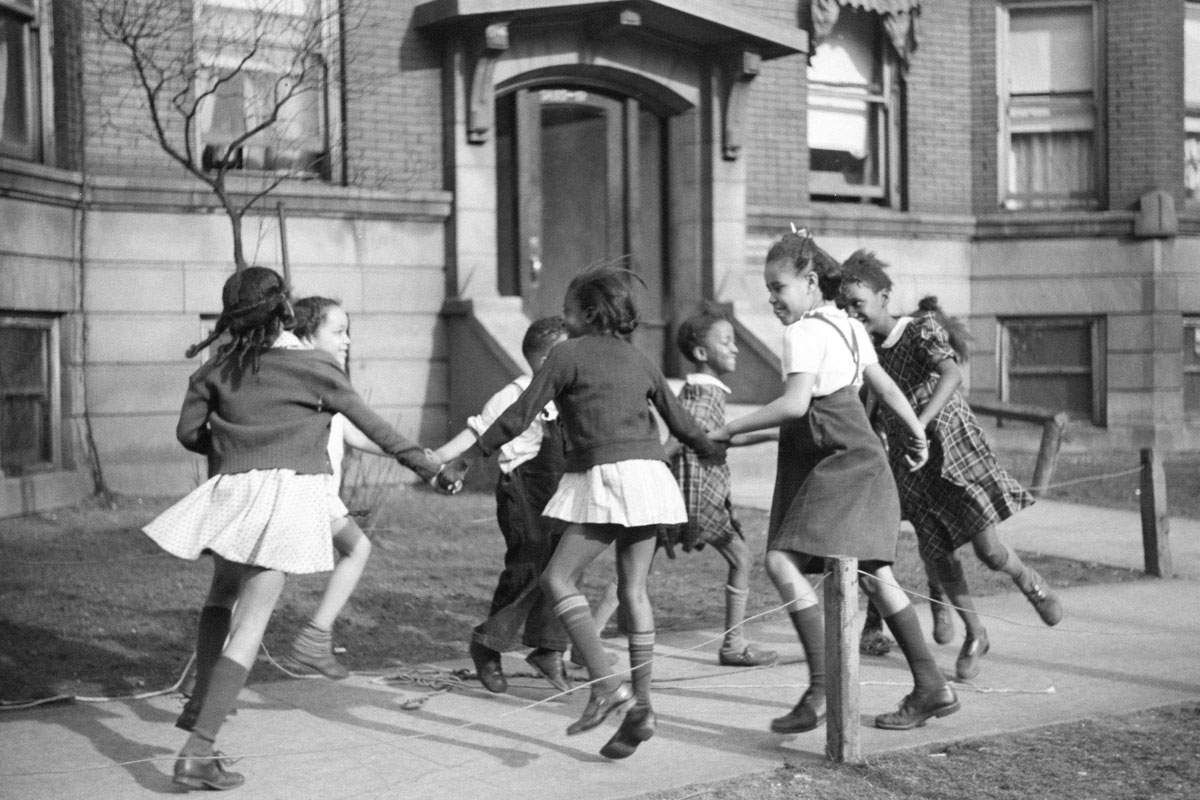 Playing “Ring Around the Rosie”