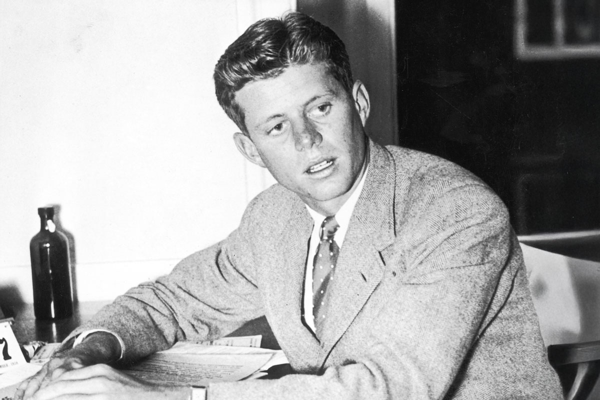 JFK at Harvard, 1938