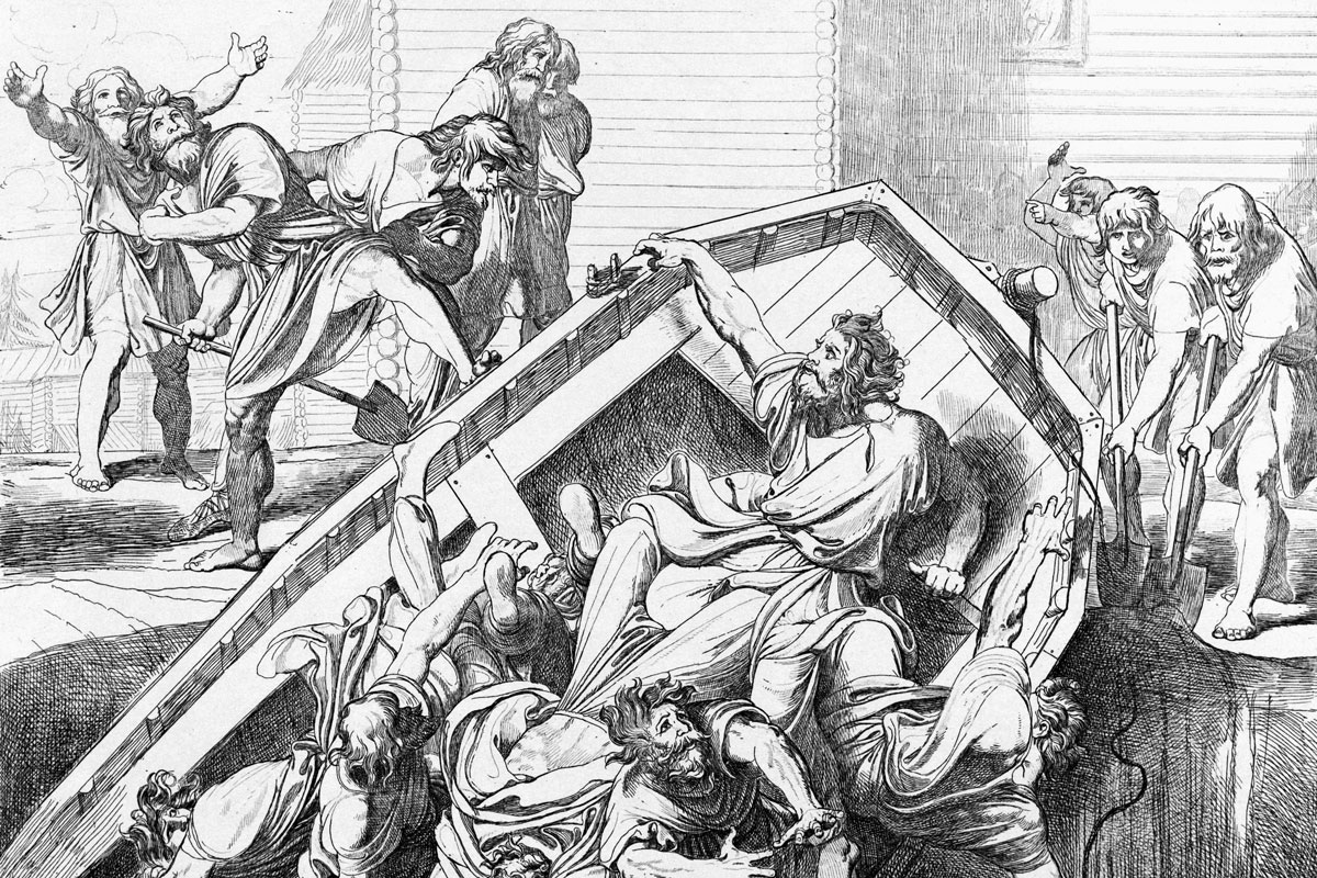 Olga's revenge on the Drevlians