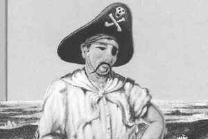 Vintage pirate illustration