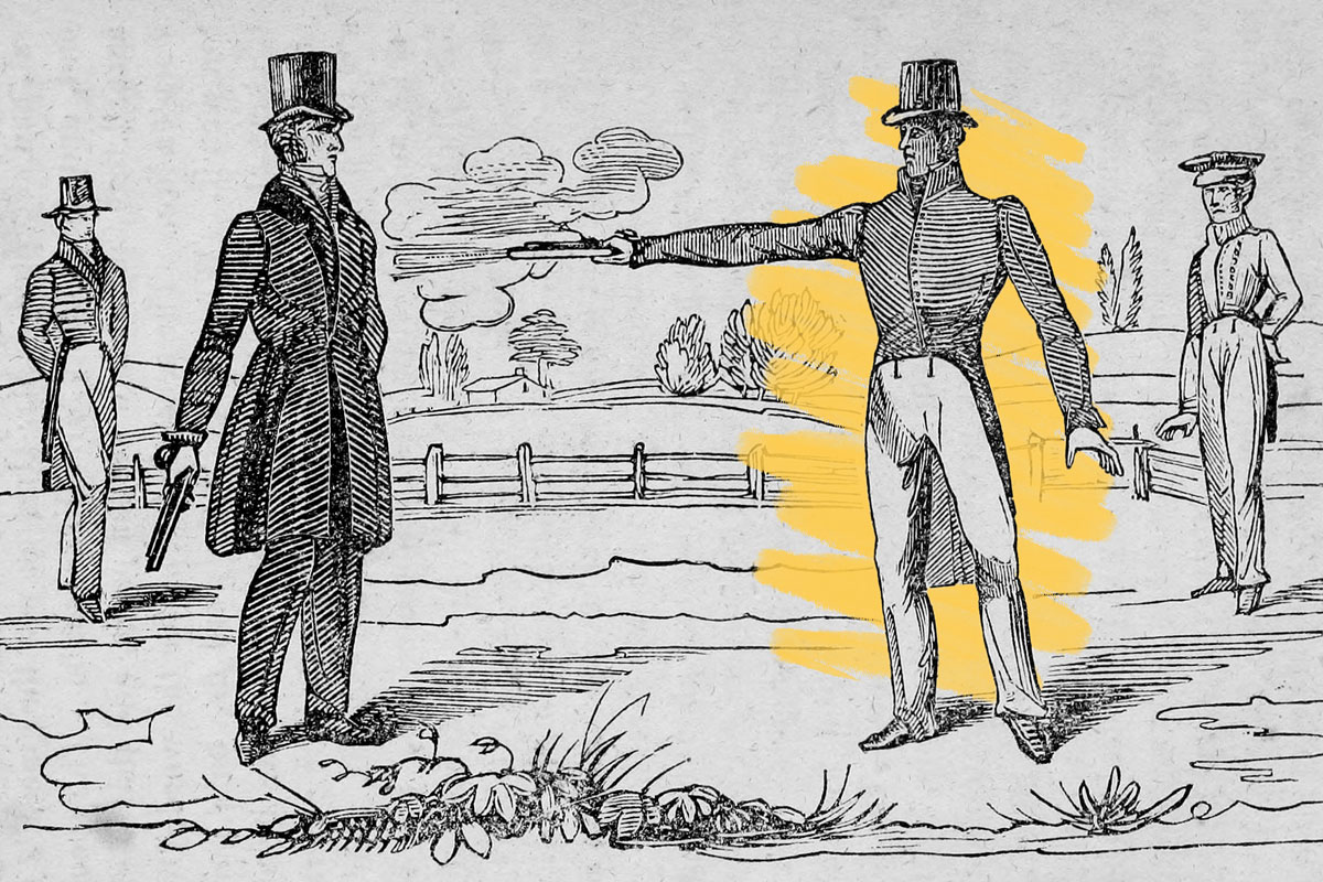 Andrew Jackson and Charles Dickinson duel