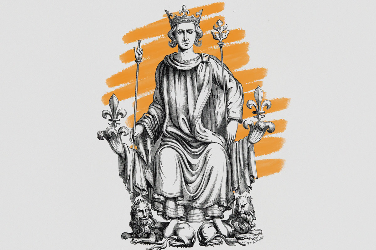 Charles VI on French throne