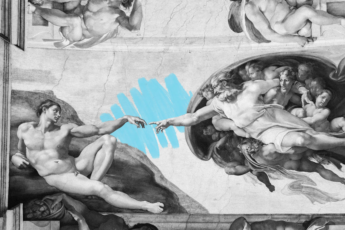 Detail of the Sistine Chapel