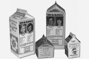 Missing kids on milk cartons