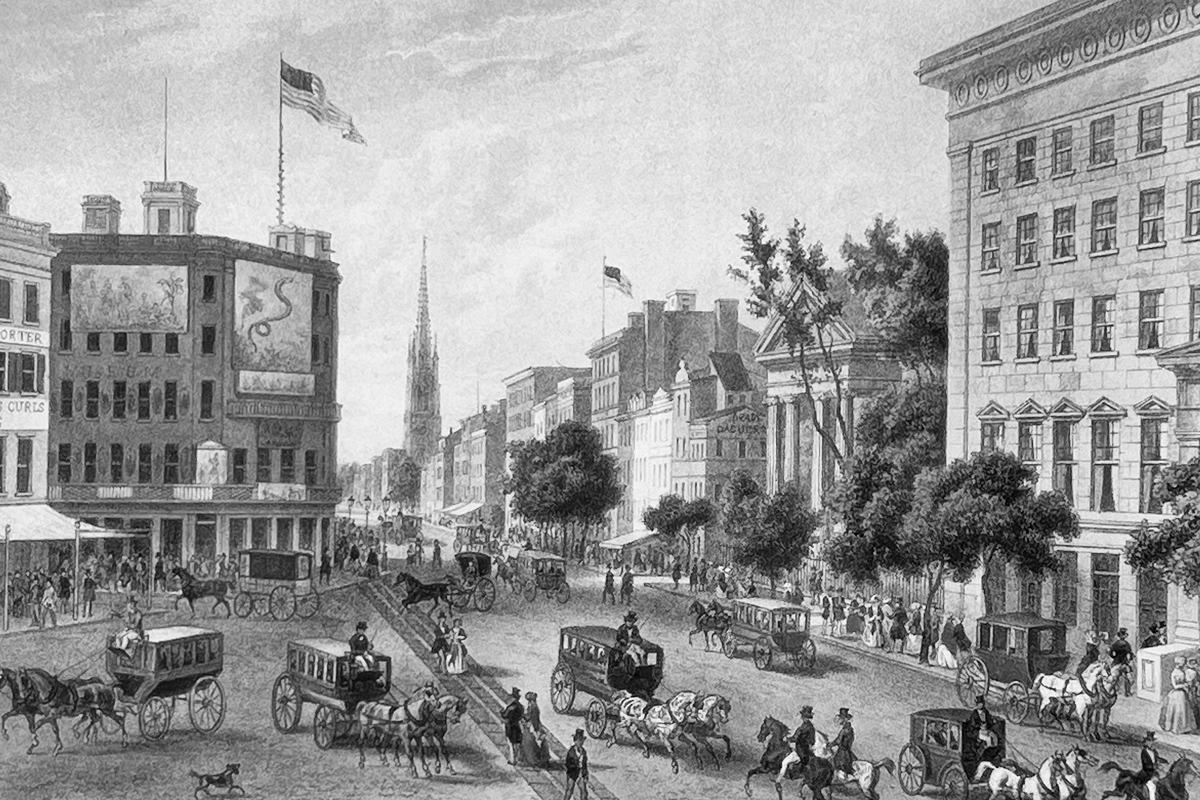 Broadway, New York City, 1859