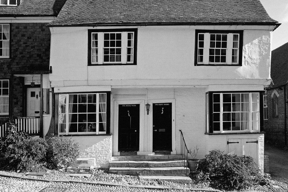 House with two front doors